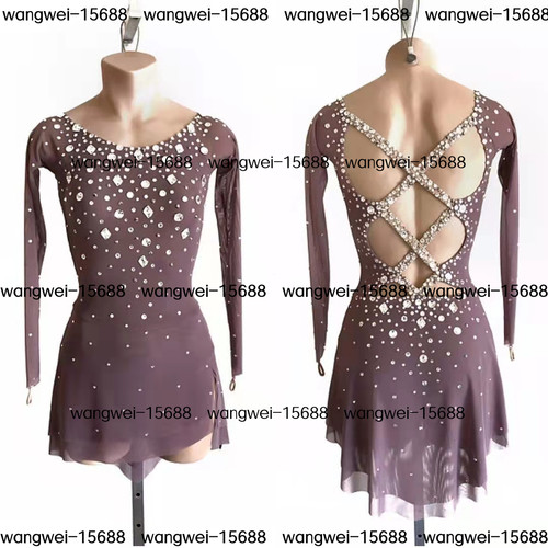 New ice figure skating dress - new,